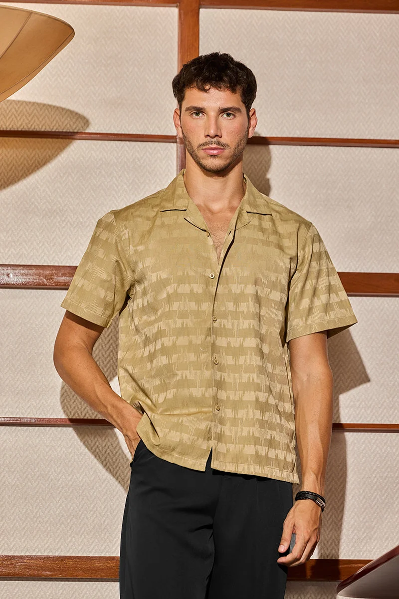 SNITCH Box Fit Self-design Shirt